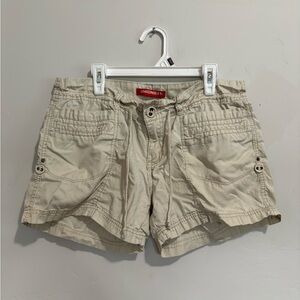 UNIONBAY Women's Beige Cargo Shorts